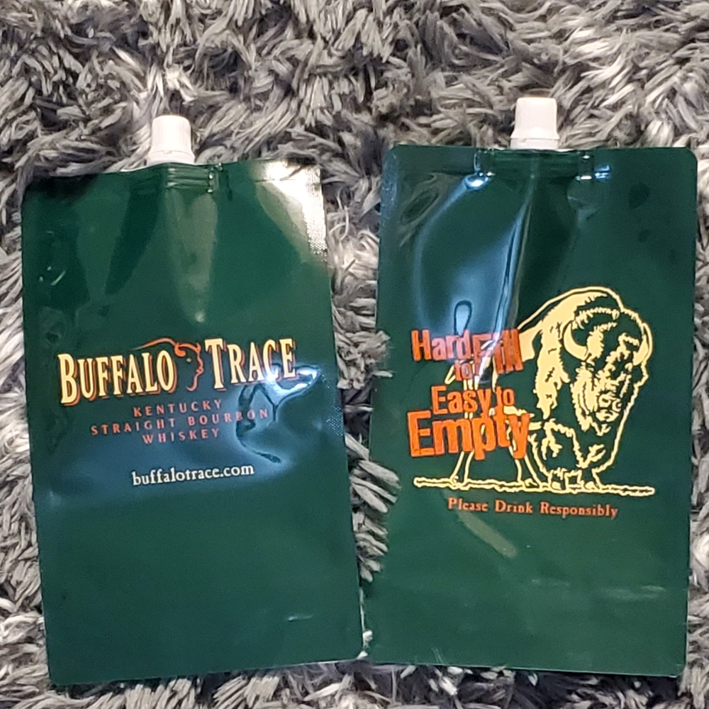 Set of 7 Flasks American Made Buffalo Trace